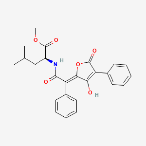 molecular formula C25H25NO6 B579402 Epanorin 