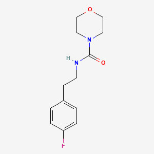 molecular formula C13H17FN2O2 B5794247 N-[2-(4-fluorophenyl)ethyl]morpholine-4-carboxamide 