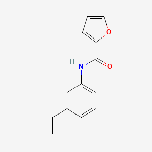 molecular formula C13H13NO2 B5794267 N-(3-ethylphenyl)furan-2-carboxamide 