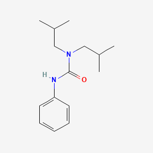 molecular formula C15H24N2O B5794367 1,1-Diisobutyl-3-phenylurea CAS No. 75670-24-5
