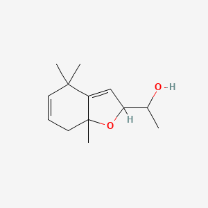 1-(4,4,7a-Trimethyl-2,7-dihydro-1-benzofuran-2-yl)ethanol