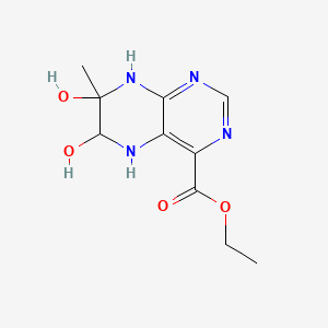 Ethyl 6,7-dihydroxy-7-methyl-5,6,7,8-tetrahydropteridine-4-carboxylate