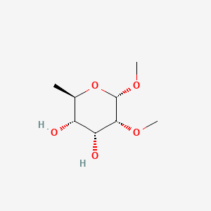molecular formula C8H16O5 B579507 Methyl 2-O-methyl-6-deoxy-alpha-D-allopyranoside CAS No. 17013-99-9