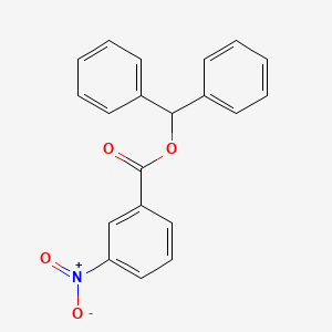 molecular formula C20H15NO4 B5795231 Benzhydryl 3-nitrobenzoate 