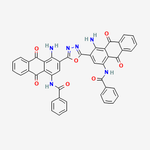 molecular formula C44H26N6O7 B579529 Vat Blue 64 CAS No. 15935-52-1