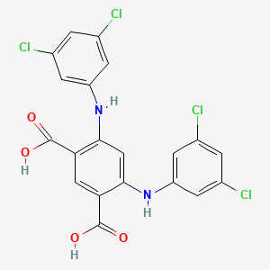 4,6-Bis(3,5-dichloroanilino)benzene-1,3-dicarboxylic acid