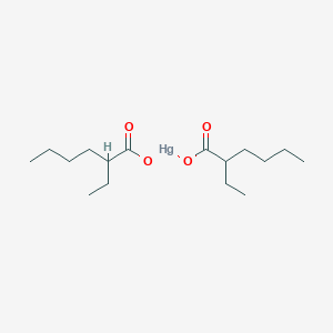 molecular formula C8H16HgO2 B579559 Mercuric ethylhexoate CAS No. 18258-07-6