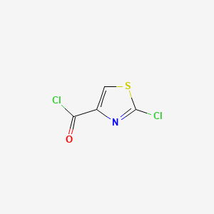 molecular formula C4HCl2NOS B579561 2-Chloro-1,3-thiazole-4-carbonyl chloride CAS No. 16099-04-0