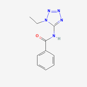 molecular formula C10H11N5O B5795619 N-(1-ethyltetrazol-5-yl)benzamide CAS No. 638146-59-5