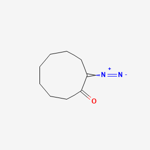 molecular formula C9H14N2O B579563 2-Diazocyclononanone CAS No. 18208-22-5