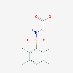 molecular formula C13H19NO4S B5795691 Methyl 2-{[(2,3,5,6-tetramethylphenyl)sulfonyl]amino}acetate 