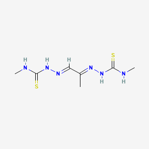 molecular formula C7H14N6S2 B579582 Pyruvaldehyde bis(N4,N4-dimethylthiosemicarbazone) CAS No. 19482-79-2