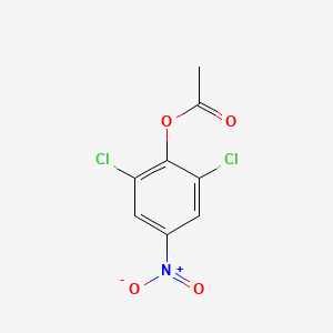 molecular formula C8H5Cl2NO4 B579584 2,6-Dichloro-4-nitrophenyl acetate CAS No. 17742-65-3
