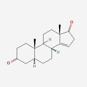molecular formula C19H26O2 B579592 5beta-Androst-14-ene-3,17-dione CAS No. 17305-43-0