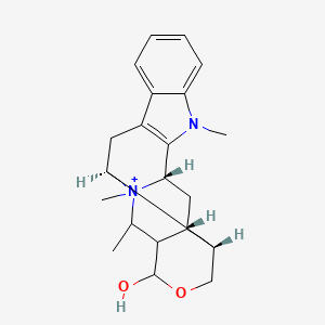 molecular formula C21H27N2O2+ B579597 Macrosalhine CAS No. 16103-76-7