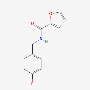 molecular formula C12H10FNO2 B5796016 N-(4-fluorobenzyl)furan-2-carboxamide 