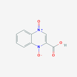 2-Quinoxalinecarboxylic acid, 1,4-dioxide