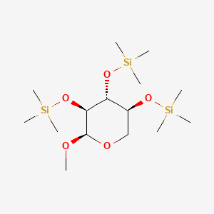 [(2R,3S,4R,5S)-2-methoxy-3,5-bis(trimethylsilyloxy)oxan-4-yl]oxy-trimethylsilane