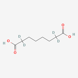 molecular formula C8H14O4 B579609 Suberic acid-d4 