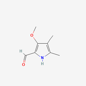 3-methoxy-4,5-dimethyl-1H-pyrrole-2-carbaldehyde