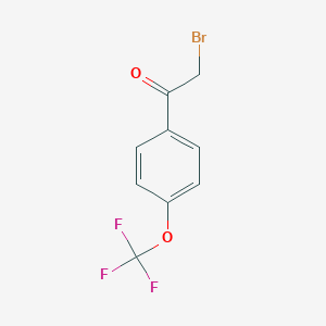 molecular formula C9H6BrF3O2 B057962 4-(Trifluoromethoxy)phenacyl bromide CAS No. 103962-10-3