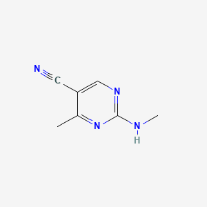 4-Methyl-2-(methylamino)pyrimidine-5-carbonitrile