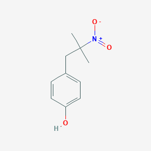 molecular formula C10H13NO3 B057963 4-(2-Methyl-2-nitropropyl)phenol CAS No. 16066-97-0