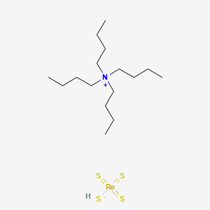 molecular formula C16H37NReS4 B579630 Tetrabutylammonium tetrathiorhenate(VII) CAS No. 16829-47-3