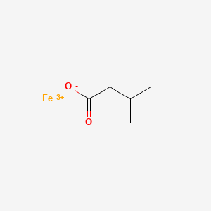molecular formula C5H9FeO2+2 B579635 Isovaleric acid, iron salt CAS No. 19105-78-3