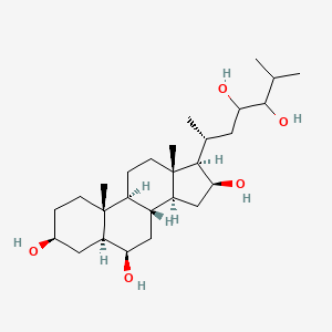 molecular formula C27H48O5 B579641 Chiograsterol B CAS No. 18206-50-3