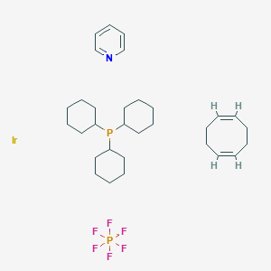molecular formula C31H50F6IrNP2- B057965 Crabtree's catalyst CAS No. 64536-78-3