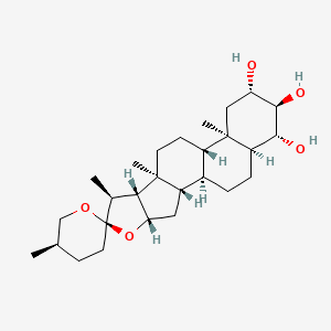 molecular formula C27H44O5 B579650 Isodiotigenin CAS No. 18587-06-9