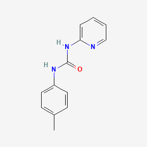 molecular formula C13H13N3O B5796744 Urea, N-(4-methylphenyl)-N'-2-pyridinyl- CAS No. 13256-75-2