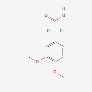 3,4-Dimethoxyphenylacetic acid-d2