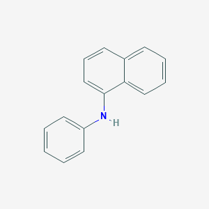 molecular formula C16H13N<br>C10H7NHC6H5<br>C16H13N B057970 N-苯基-1-萘胺 CAS No. 90-30-2