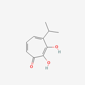 molecular formula C10H12O3 B579703 I+/--Thujaplicinol CAS No. 16643-33-7