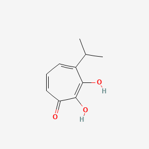 molecular formula C10H12O3 B579703 alpha-Thujaplicinol CAS No. 16643-33-7