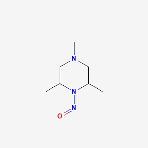 molecular formula C7H15N3O B579712 2,4,6-Trimethyl-1-nitrosopiperazine CAS No. 16642-58-3
