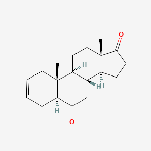 molecular formula C19H26O2 B579713 5alpha-Androst-2-ene-6,17-dione CAS No. 19448-95-4
