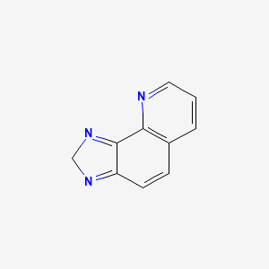 molecular formula C10H7N3 B579729 2H-Imidazo[4,5-h]quinoline CAS No. 15793-16-5