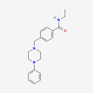 molecular formula C20H25N3O B5797347 n-Ethyl-4-[(4-phenylpiperazin-1-yl)methyl]benzamide CAS No. 6006-35-5