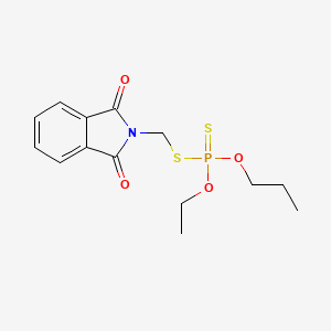 2-[[Ethoxy(propoxy)phosphinothioyl]sulfanylmethyl]isoindole-1,3-dione