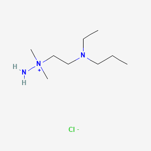 1-[2-(Ethylpropylamino)ethyl]-1,1-dimethylhydrazinium chloride