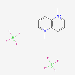 molecular formula C10H12N2+2 B579752 1,5-Dimethyl-1,5-naphtyridium ditetrafluoroborate CAS No. 19430-51-4