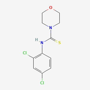 molecular formula C11H12Cl2N2OS B5797543 N-(2,4-dichlorophenyl)morpholine-4-carbothioamide 