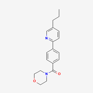 molecular formula C19H22N2O2 B5797772 Morpholin-4-yl[4-(5-propylpyridin-2-yl)phenyl]methanone 
