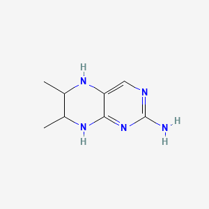 molecular formula C8H13N5 B579785 6,7-Dimethyl-5,6,7,8-tetrahydropteridin-2-amine CAS No. 16048-62-7