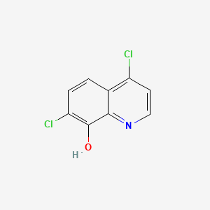 molecular formula C9H5Cl2NO B579786 4,7-Dichloroquinolin-8-ol CAS No. 17999-81-4