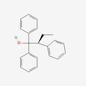 molecular formula C22H22O B579789 (2S)-1,1,2-triphenylbutan-1-ol CAS No. 16557-86-1