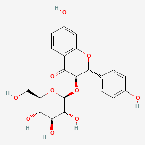 molecular formula C21H22O10 B579790 Lecontin CAS No. 19146-28-2